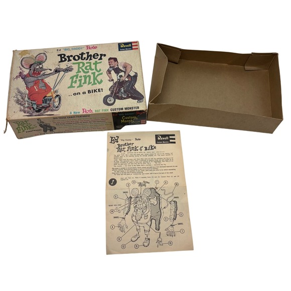 Revell Other - Vintage 1964 Ed Big Daddy Roth Revell Brother Rat Fink Box Manual Only